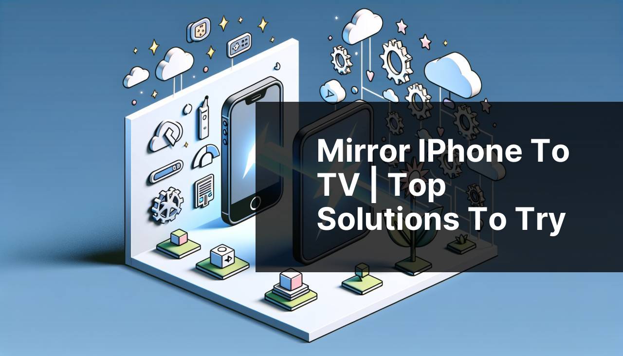 Mirror iPhone to TV | Top Solutions to Try